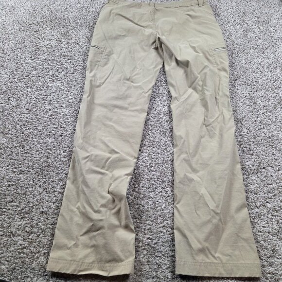 Eddie Bauer First Ascent Pants Womens 14 Beige Hiking Nylon Stretch - Picture 6 of 7